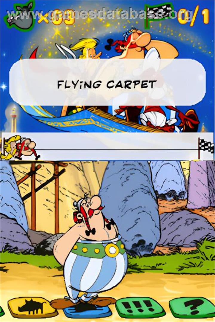 Astérix - Ils Sont Fous Ces Romains ! - Nintendo DS - Artwork - In Game