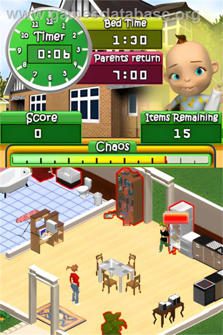 Babysitting Mania - Nintendo DS - Artwork - In Game