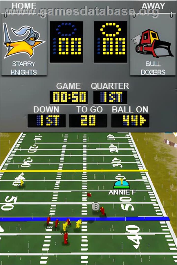 Backyard Football '09 - Nintendo DS - Artwork - In Game