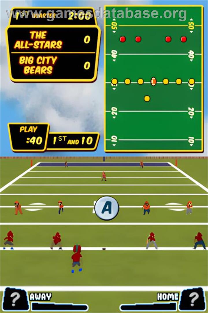 Backyard Sports - Rookie Rush - Nintendo DS - Artwork - In Game