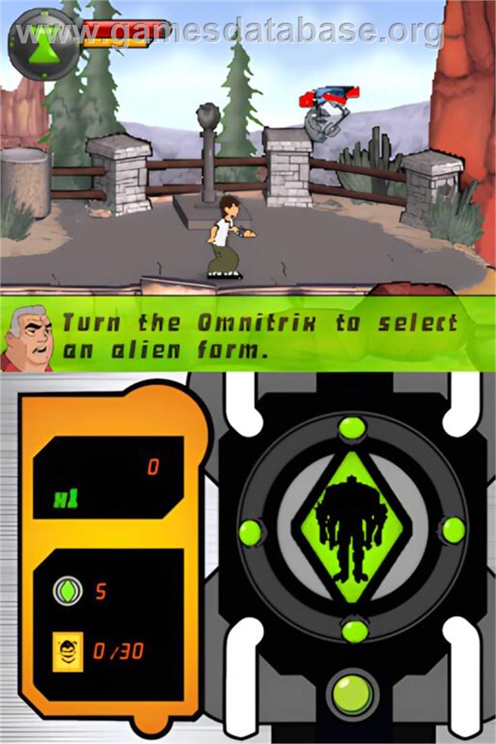Ben 10 - Protector Of Earth - Nintendo DS - Artwork - In Game