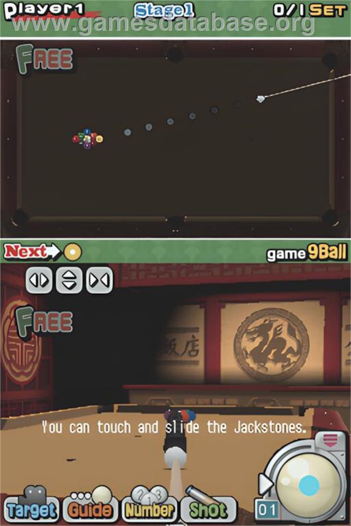 Billiard Action - Nintendo DS - Artwork - In Game