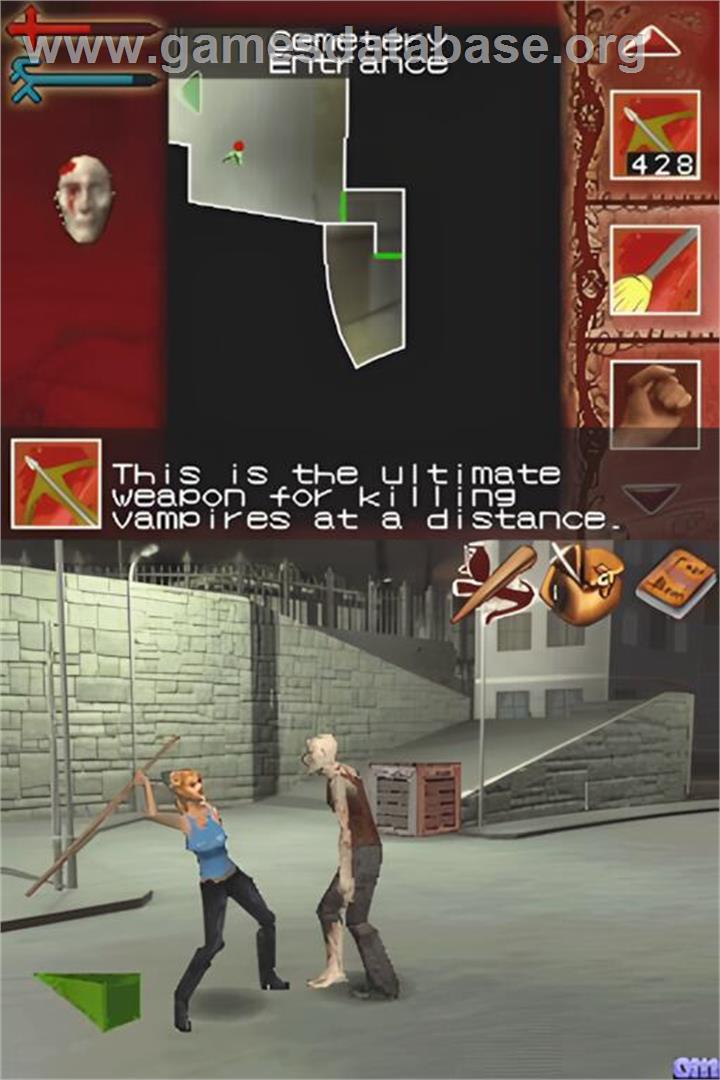 Buffy The Vampire Slayer - Sacrifice - Nintendo DS - Artwork - In Game