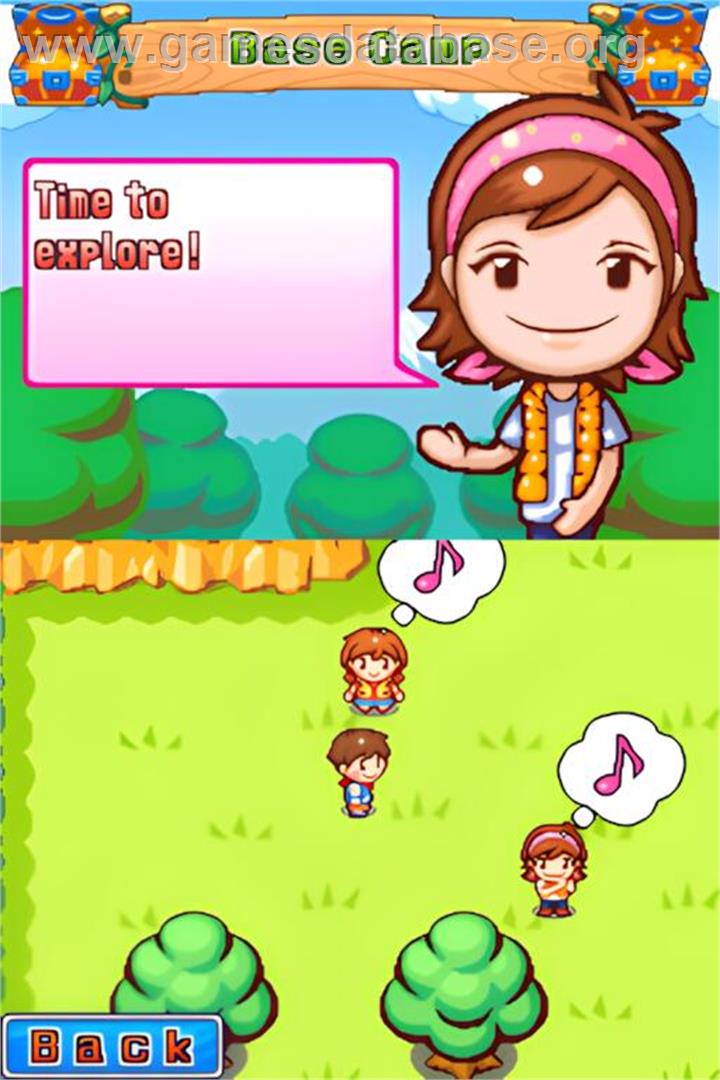 Camping Mama - Outdoor Adventures - Nintendo DS - Artwork - In Game