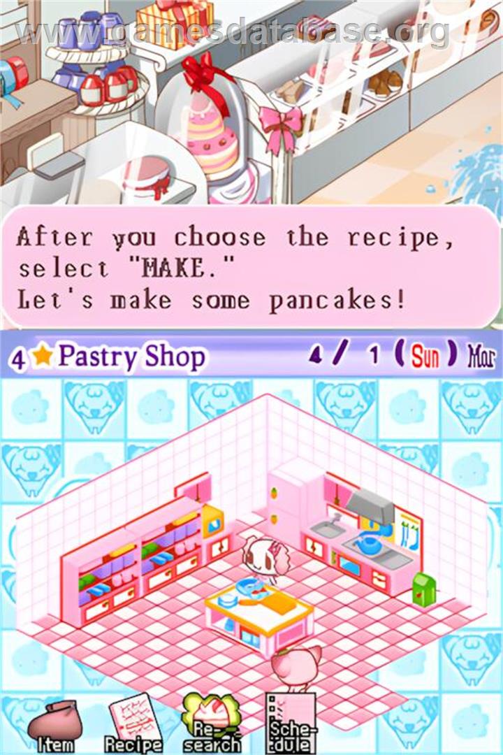 Cookie Shop - Create Your Dream Shop - Nintendo DS - Artwork - In Game