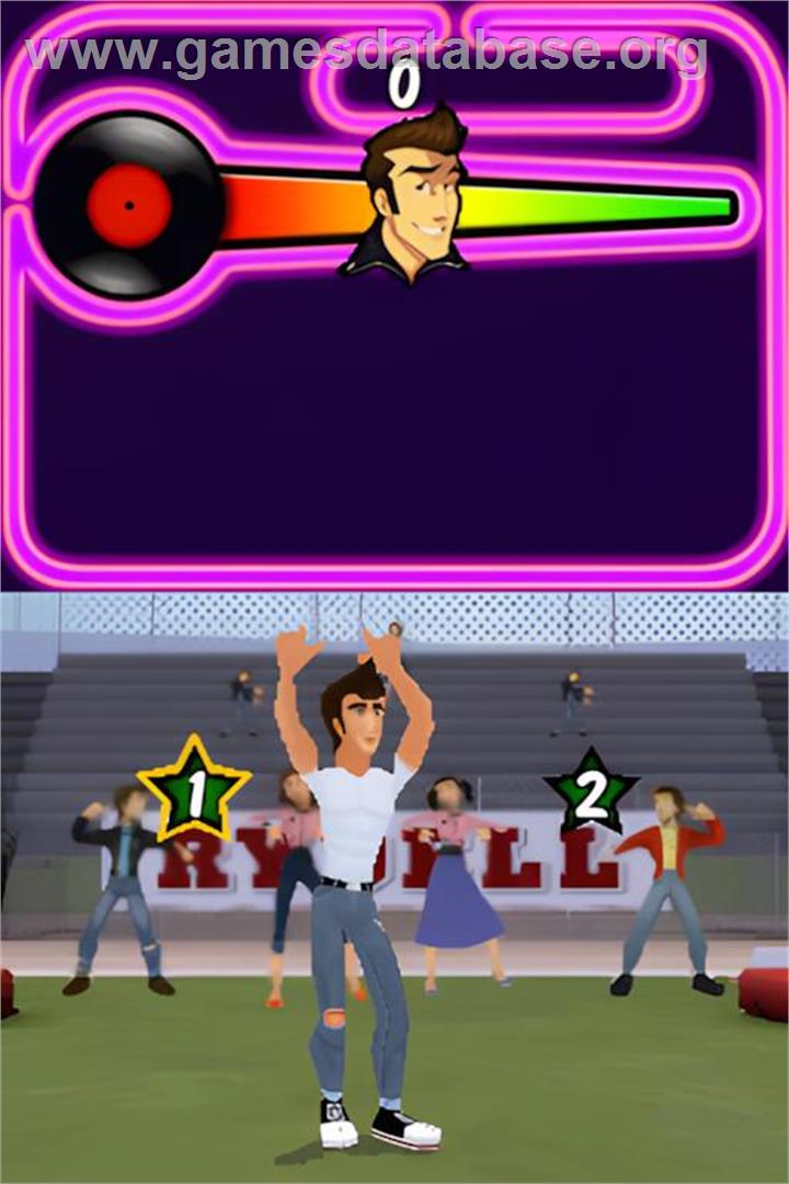 Grease - Le Jeu Vidéo Officiel - Nintendo DS - Artwork - In Game