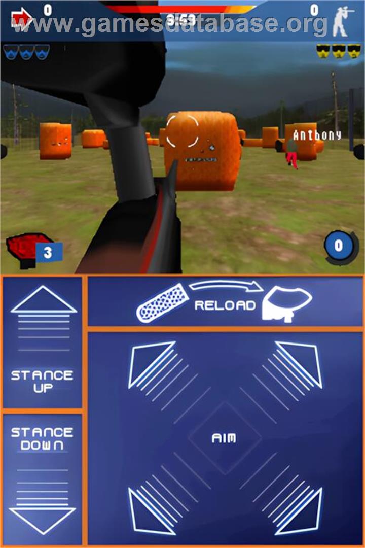 Greg Hastings' Tournament Paintball Max'd - Nintendo DS - Artwork - In Game