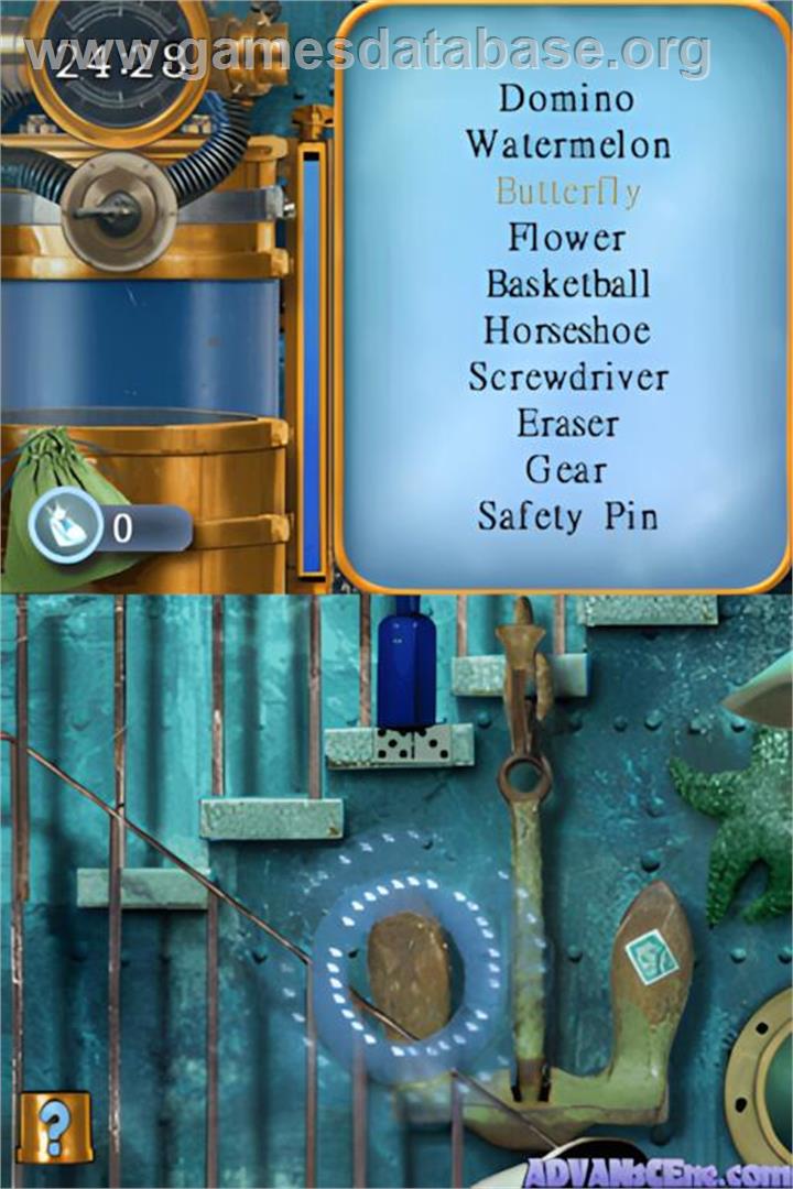 Hidden Expedition - Titanic - Nintendo DS - Artwork - In Game