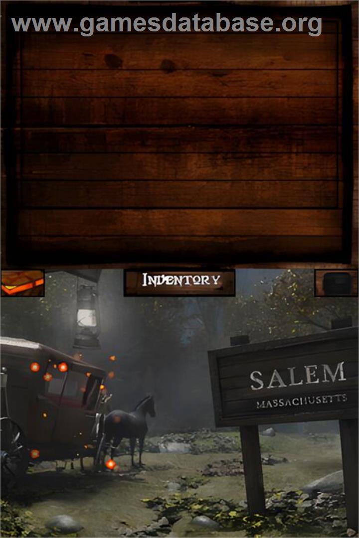 Hidden Mysteries - Salem Witches - Nintendo DS - Artwork - In Game