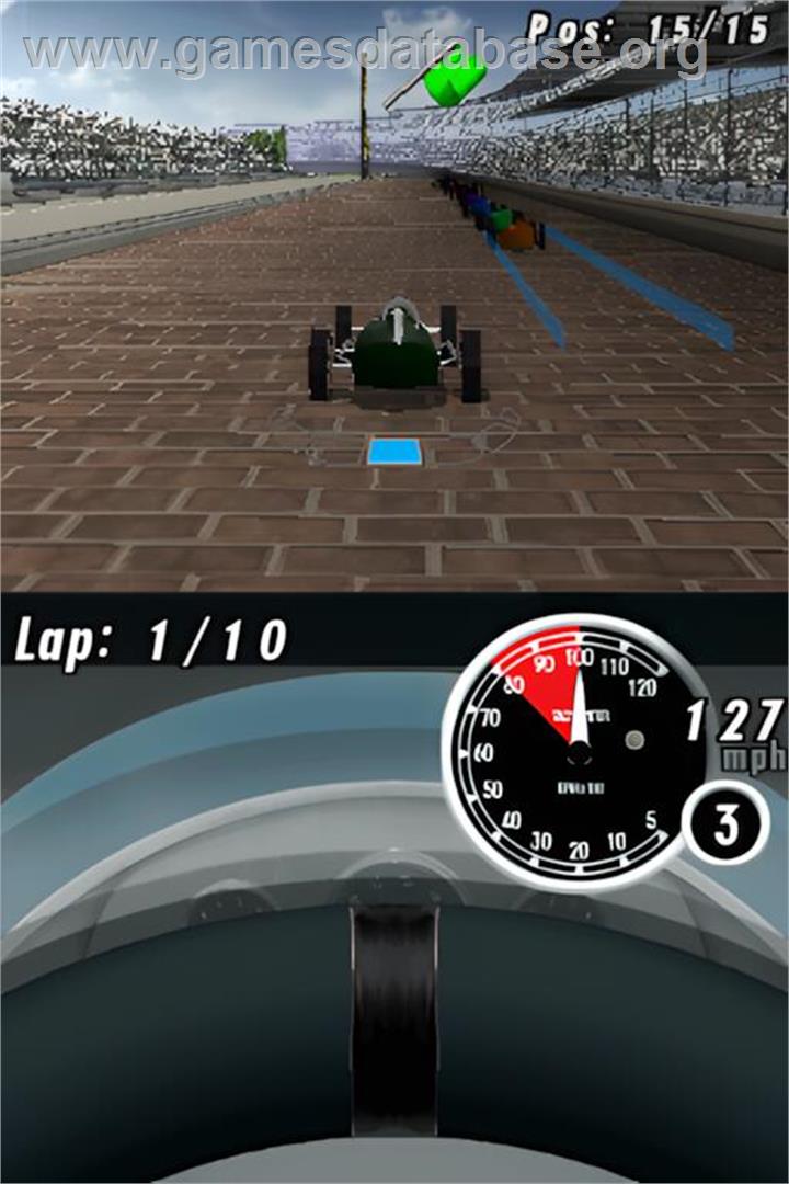 Indianapolis 500 Legends - Nintendo DS - Artwork - In Game