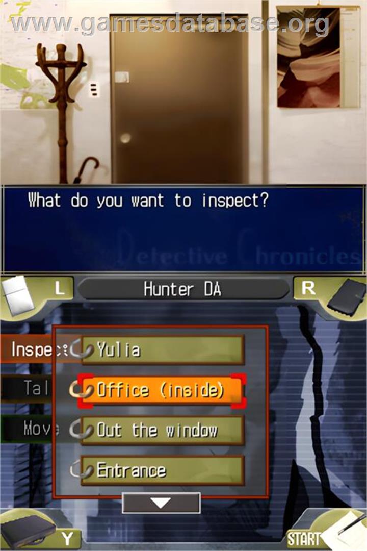 Jake Hunter - Detective Chronicles - Nintendo DS - Artwork - In Game