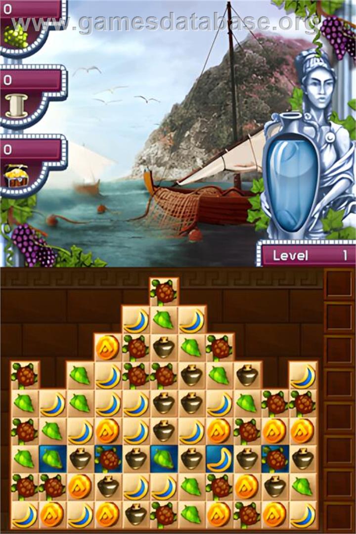 Jewel Link Chronicles - Legend Of Athena - Nintendo DS - Artwork - In Game