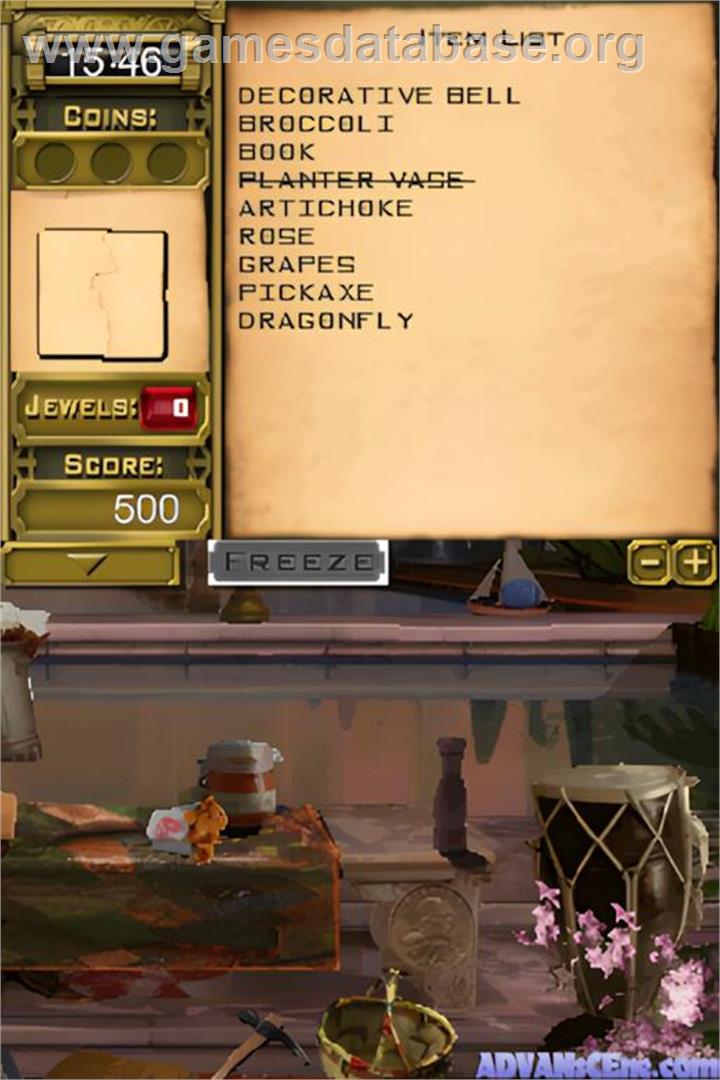 Jewel Quest - Mysteries 2 - Nintendo DS - Artwork - In Game