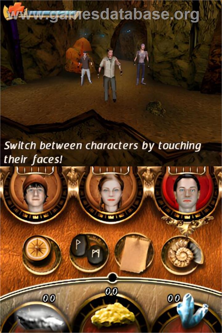 Journey To The Center Of The Earth - Nintendo DS - Artwork - In Game