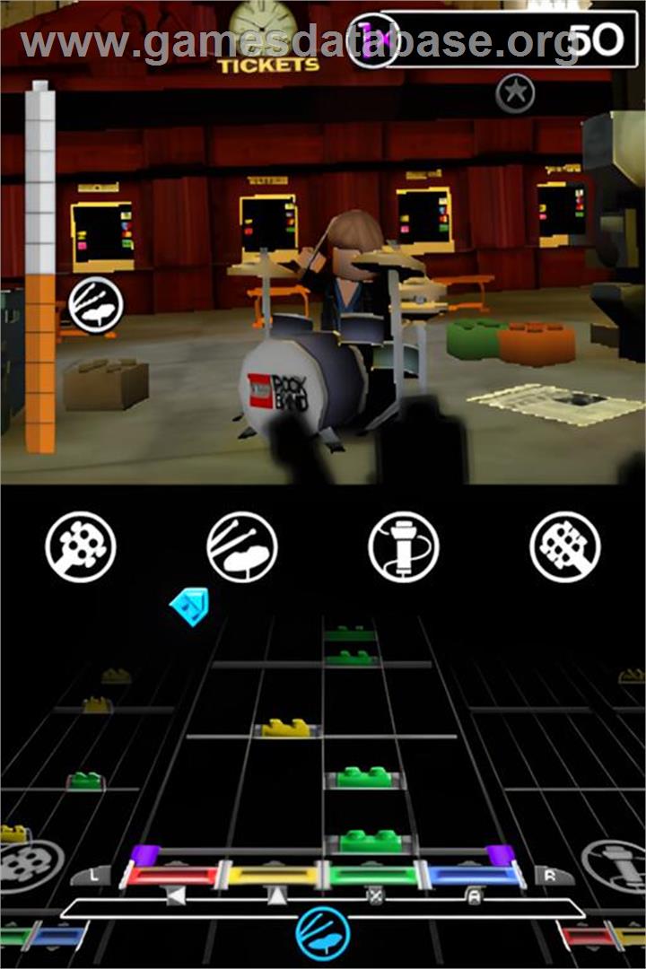 Lego Rock Band - Nintendo DS - Artwork - In Game