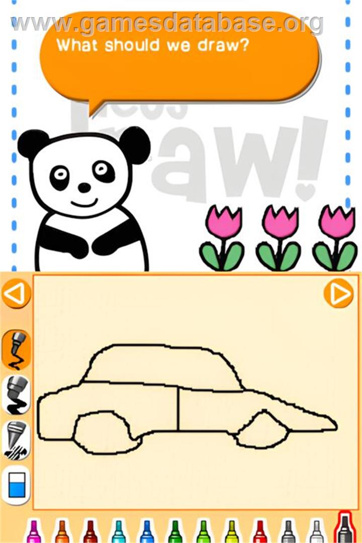 Let's Draw - Nintendo DS - Artwork - In Game