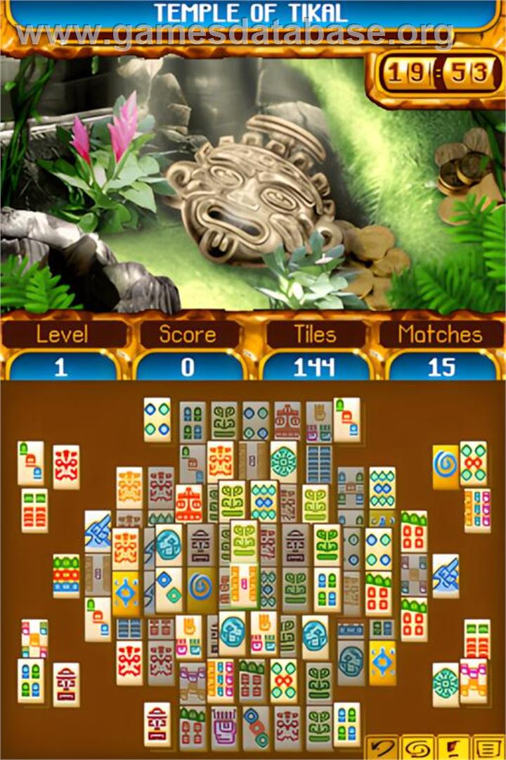 Mahjong Journey - Quest For Tikal - Nintendo DS - Artwork - In Game