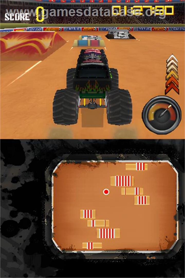 Monster Jam - Path Of Destruction - Nintendo DS - Artwork - In Game