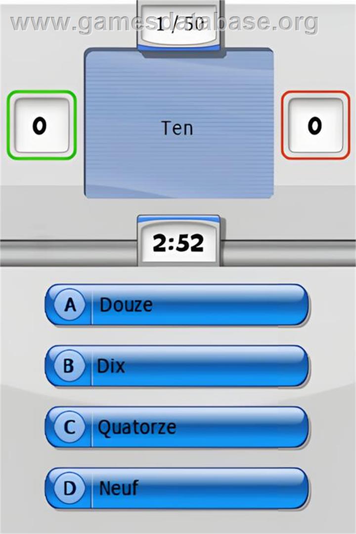 My French Coach - Nintendo DS - Artwork - In Game