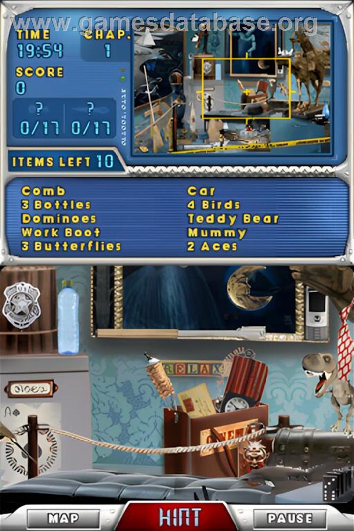 Mystery P.i. - Portrait Of A Thief - Nintendo DS - Artwork - In Game