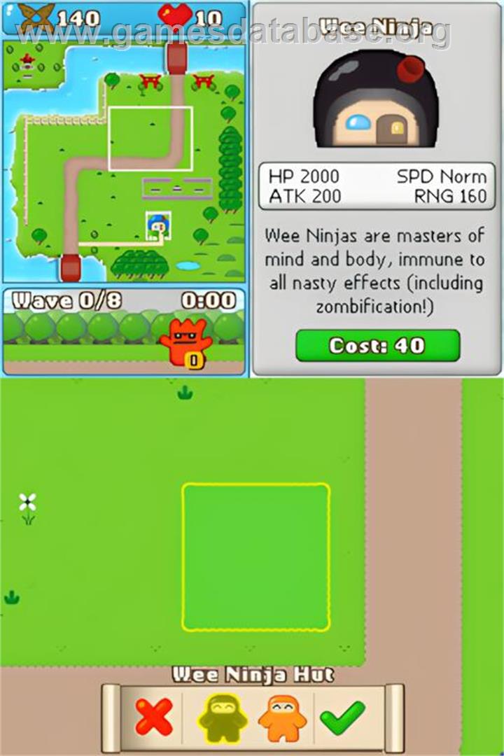 Ninjatown - Nintendo DS - Artwork - In Game