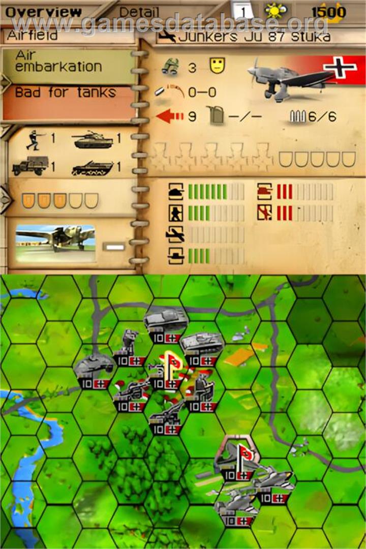 Panzer Tactics Ds - Nintendo DS - Artwork - In Game