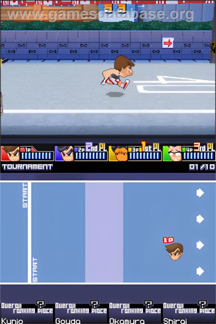 River City Super Sports Challenge - Nintendo DS - Artwork - In Game