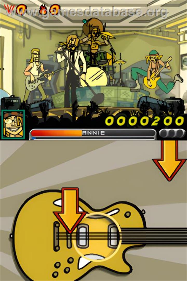 Rock Revolution - Nintendo DS - Artwork - In Game