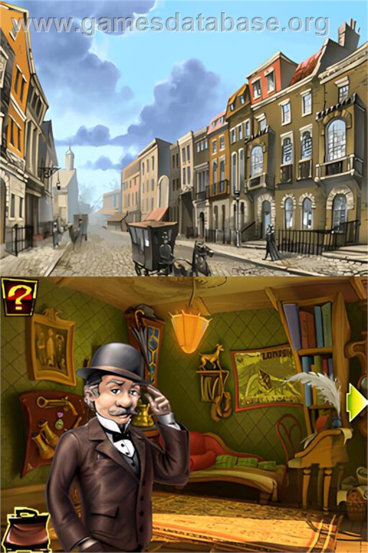 Sherlock Holmes And The Mystery Of Osborne House - Nintendo DS - Artwork - In Game