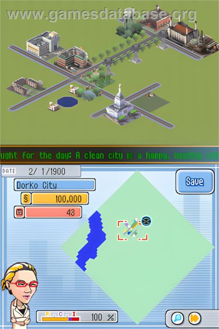 Simcity Ds - Nintendo DS - Artwork - In Game
