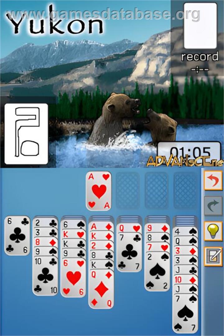 Solitaire - Nintendo DS - Artwork - In Game