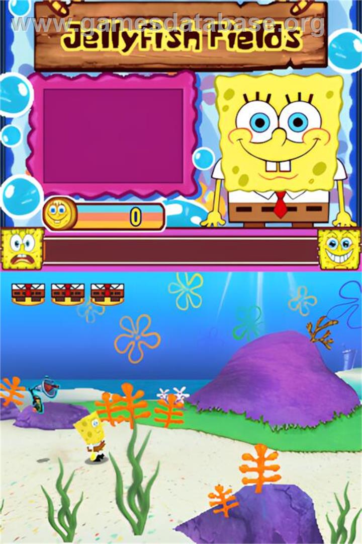 SpongeBob's Truth or Square - Nintendo DS - Artwork - In Game