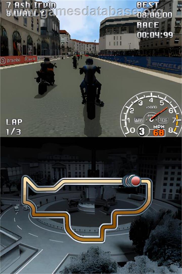 Suzuki Super-bikes 2 - Riding Challenge - Nintendo DS - Artwork - In Game