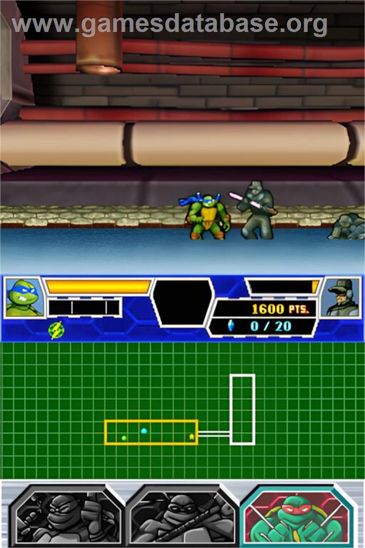 Teenage Mutant Ninja Turtles 3 - Mutant Nightmare - Nintendo DS - Artwork - In Game