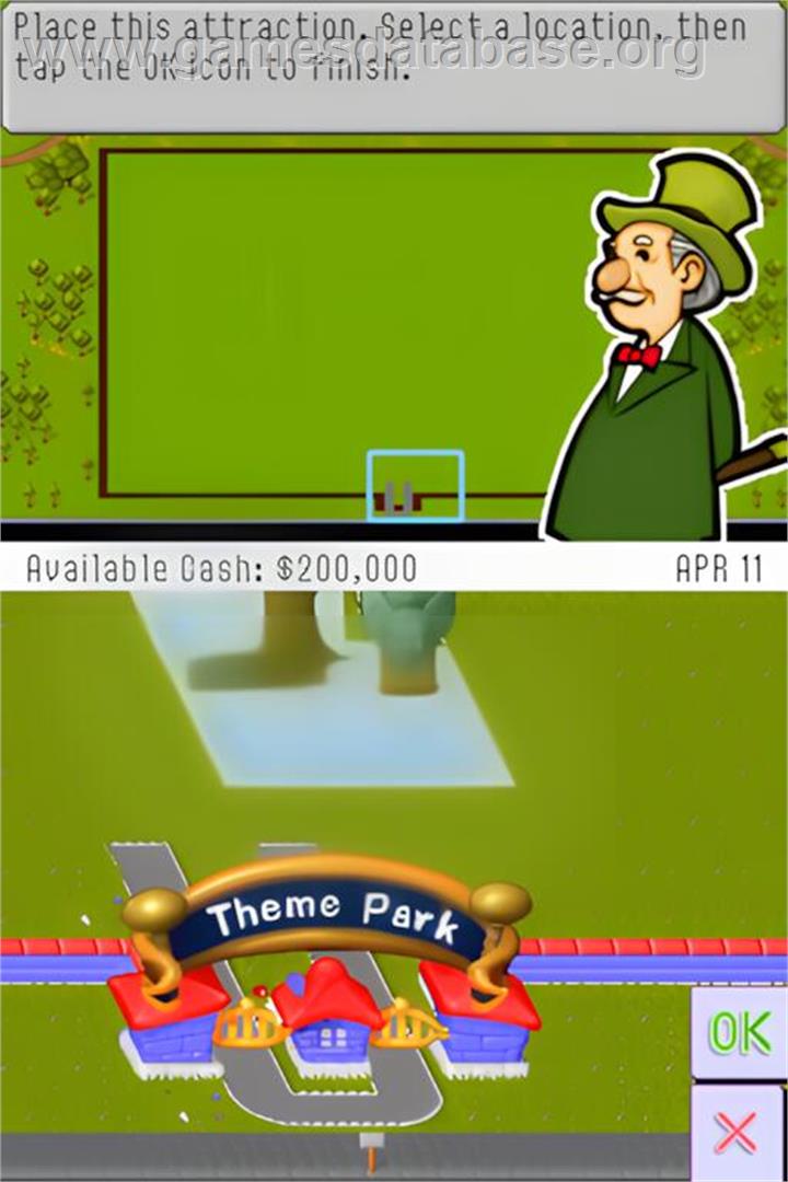 Theme Park - Nintendo DS - Artwork - In Game