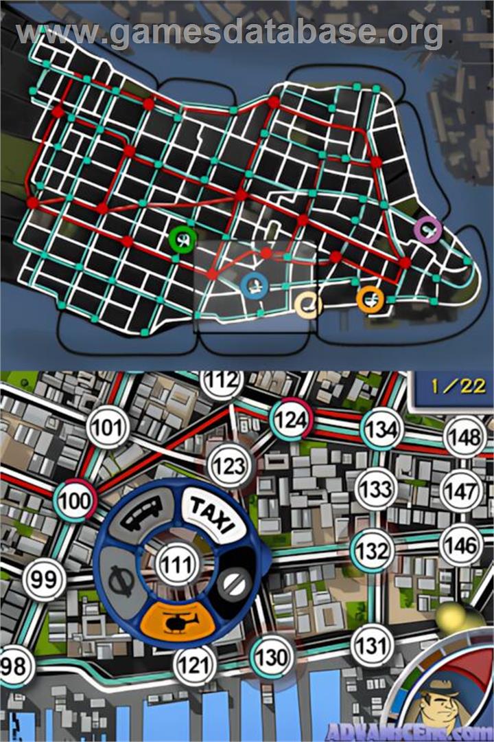 Thinksmart Games - Scotland Yard - Hunting Mister X - Nintendo DS - Artwork - In Game
