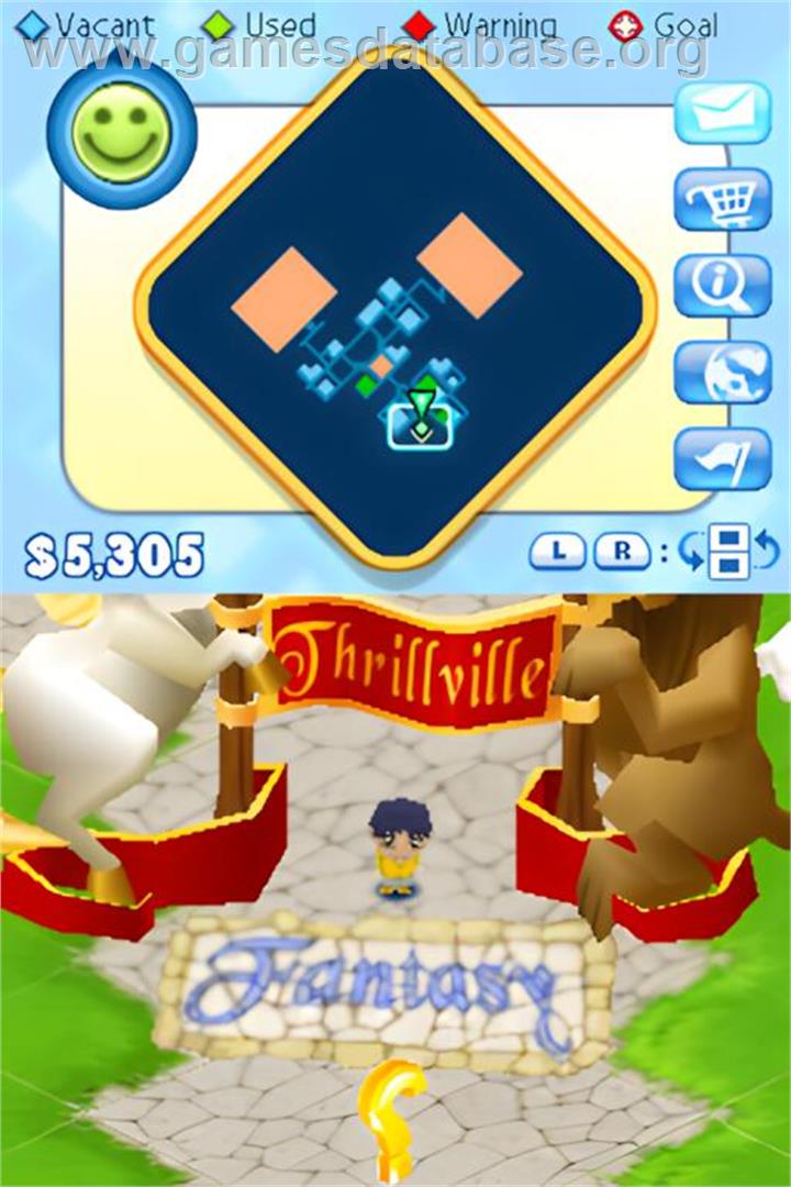 Thrillville - Off The Rails - Nintendo DS - Artwork - In Game