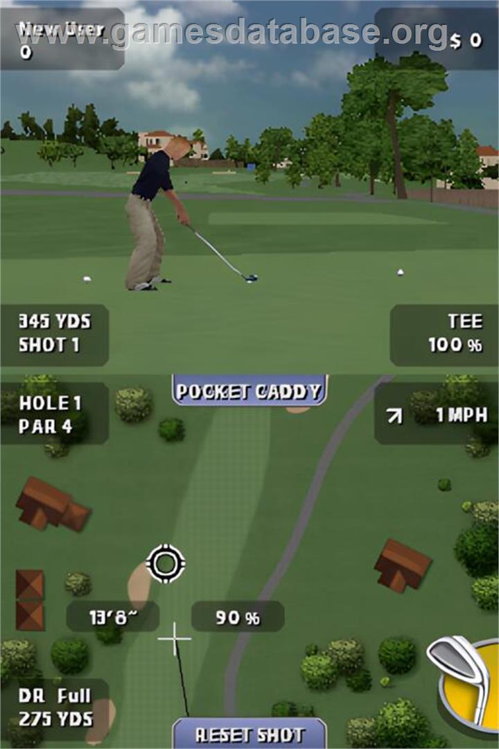 Tiger Woods Pga Tour - Nintendo DS - Artwork - In Game