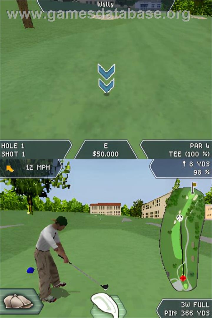 Tiger Woods Pga Tour 08 - Nintendo DS - Artwork - In Game