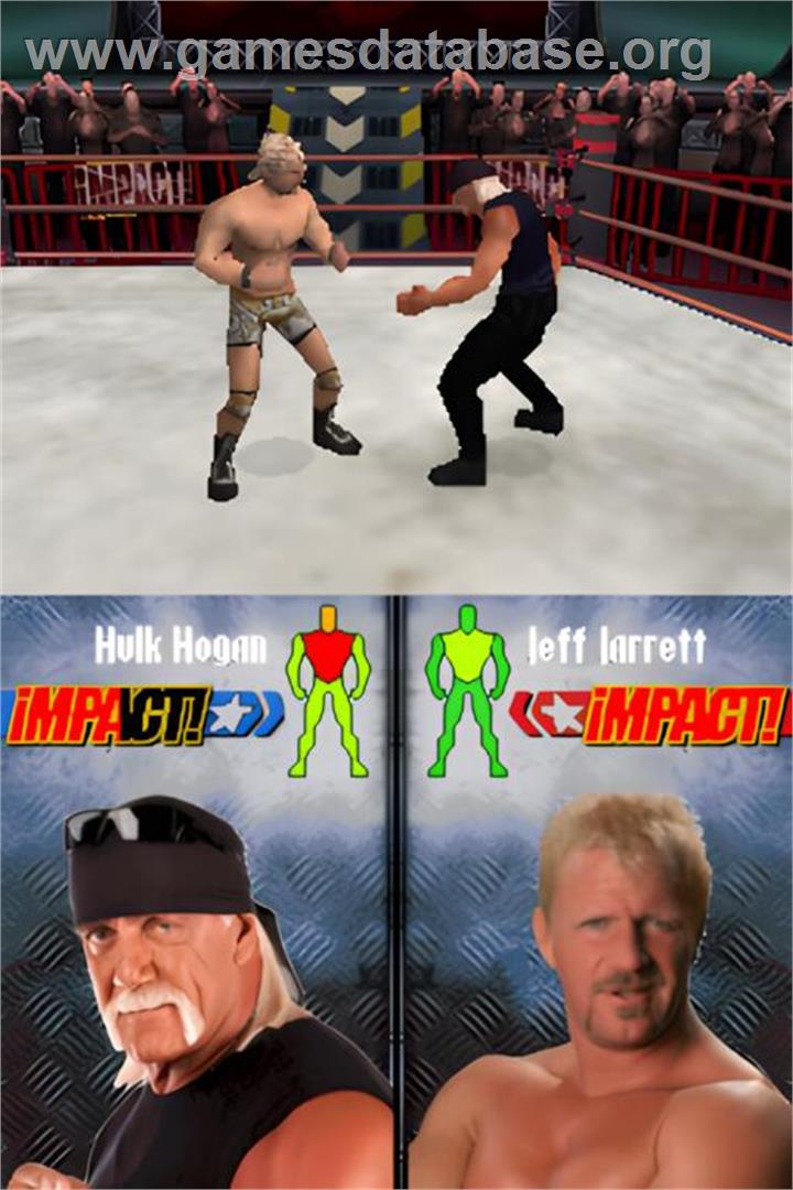 Tna Impact! - Cross The Line - Nintendo DS - Artwork - In Game