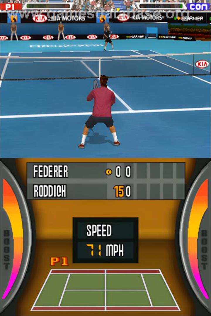 Top Spin 3 - Nintendo DS - Artwork - In Game