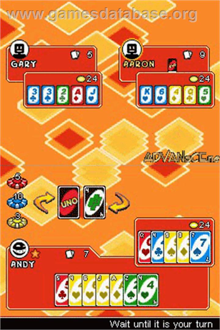 Uno 52 - Nintendo DS - Artwork - In Game