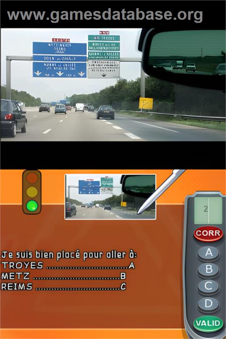 Warning - Code De La Route - Nintendo DS - Artwork - In Game