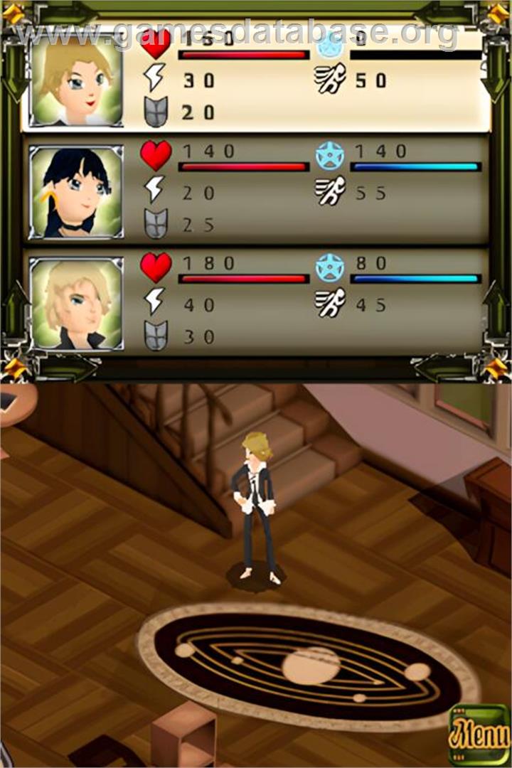 Witches And Vampires - The Secrets Of Ashburry - Nintendo DS - Artwork - In Game