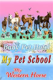 Title screen of 3 In 1 - Animals on the Nintendo DS.