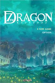 Title screen of 7th Dragon on the Nintendo DS.