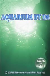 Title screen of Aquarium By Ds on the Nintendo DS.