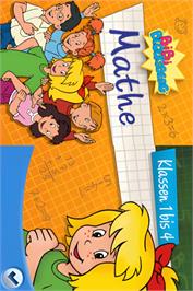 Title screen of Bibi Blocksberg: Grundschule Mathematik - Klasse 1 Bis 4 on the Nintendo DS.
