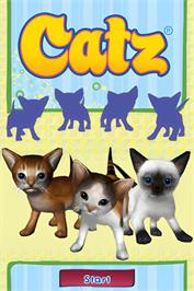 Title screen of Catz on the Nintendo DS.