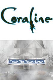 Title screen of Coraline on the Nintendo DS.
